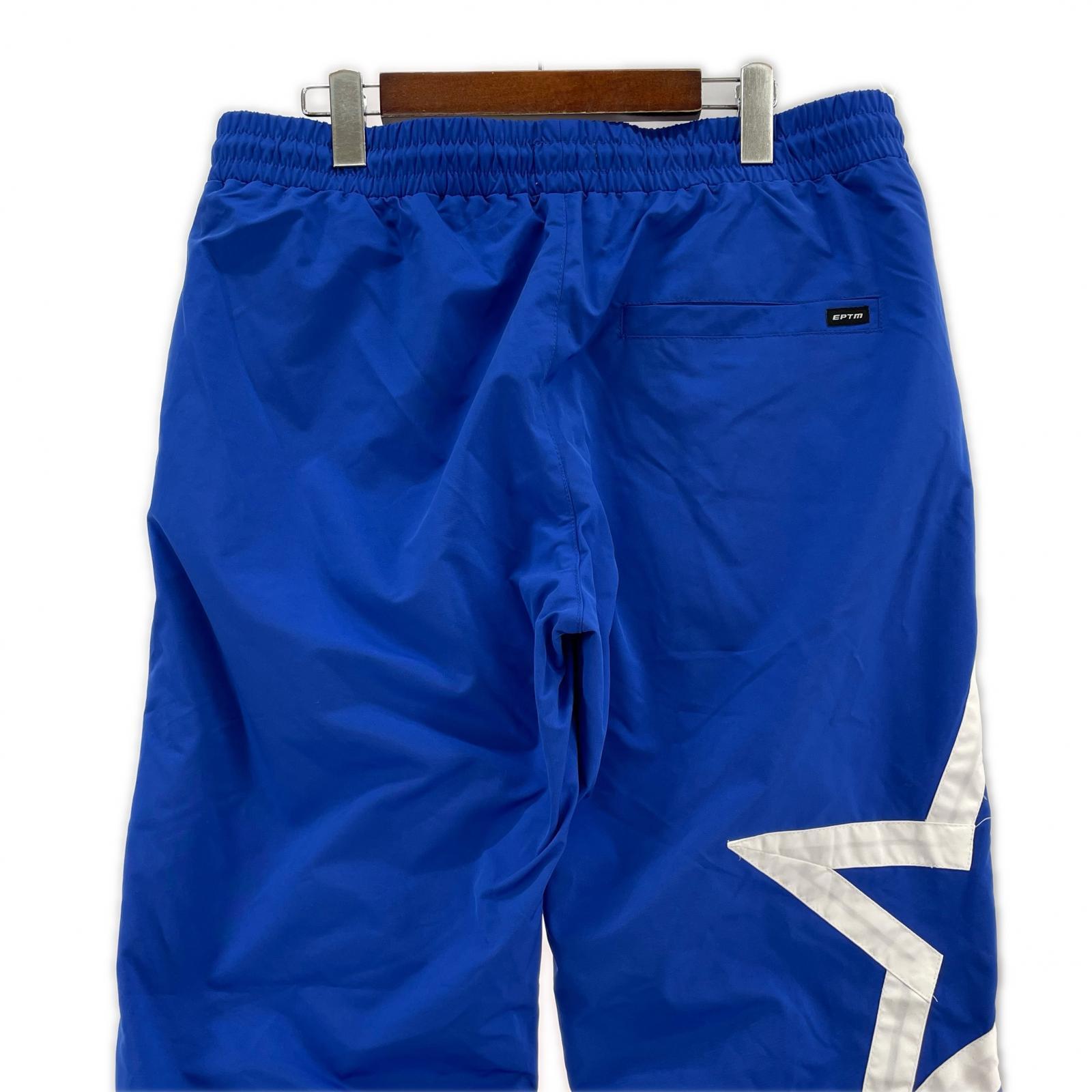 パンツ EPTM STAR NYLON PANTS BLUE/WHITE /L L ブルー