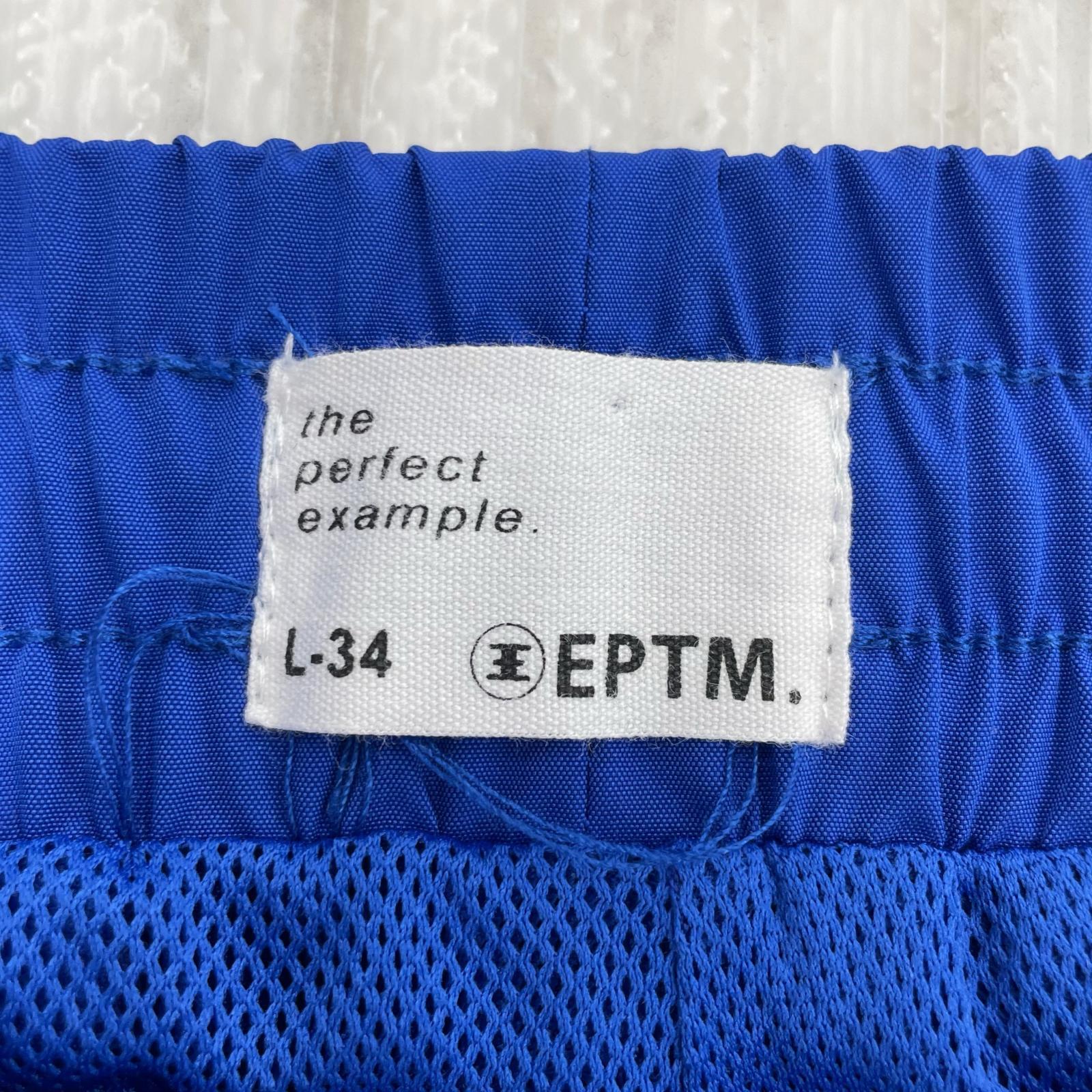 パンツ EPTM STAR NYLON PANTS BLUE/WHITE /L L ブルー