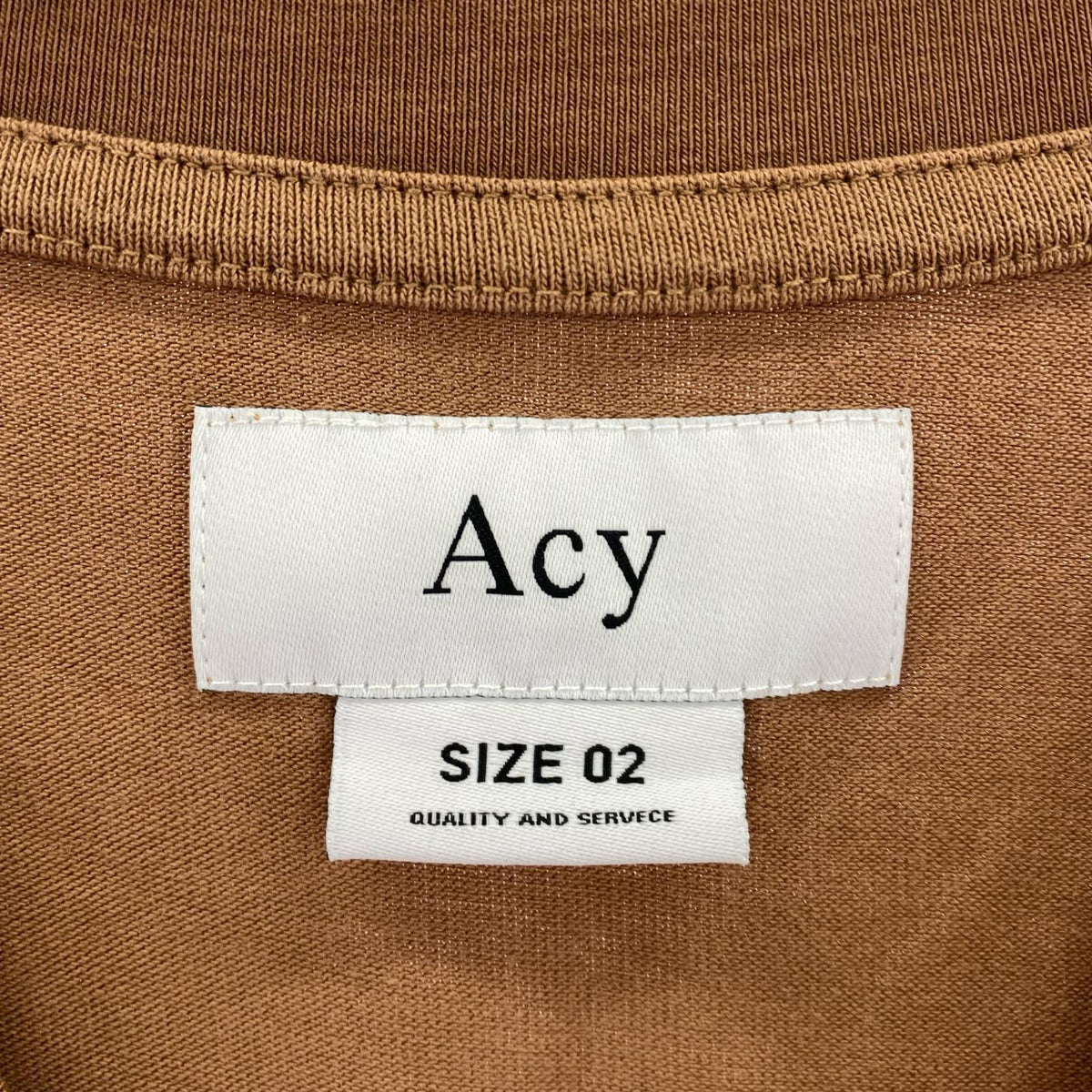 半袖Ｔシャツ Acy 25SS Jacy TEE (02) ブラウン
