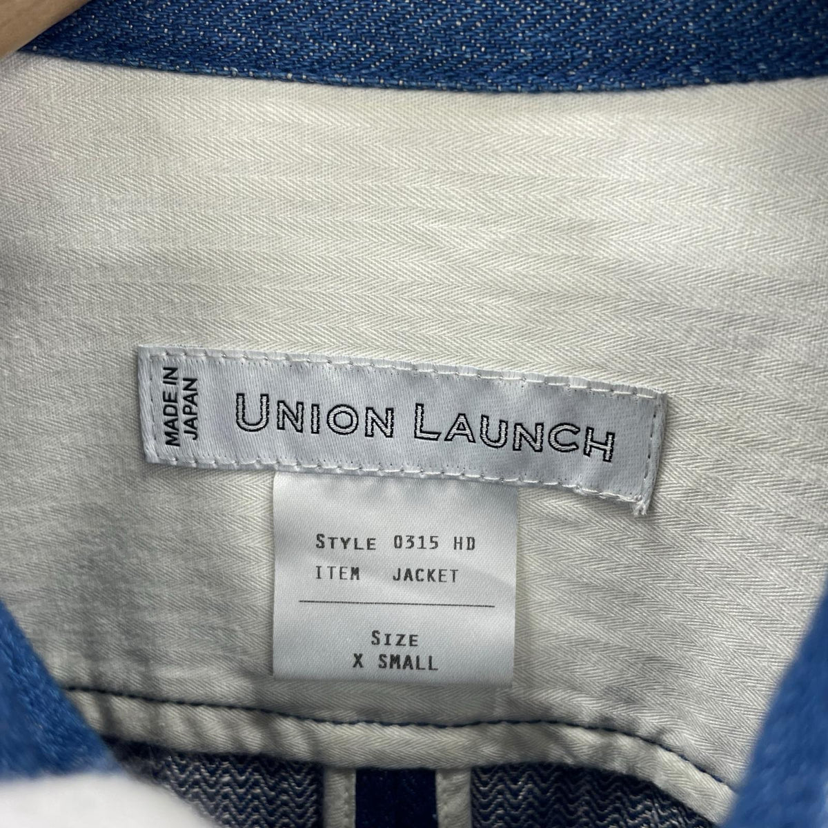 デニムジャケット UNION LAUNCH/デニム/青 ブルー