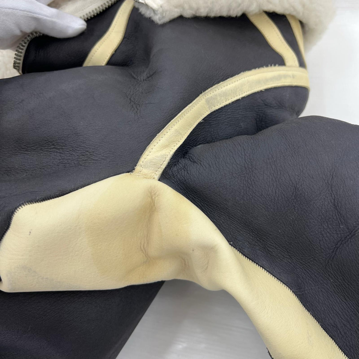 レザージャケット Mouton Leather Coat olmar and mirta
