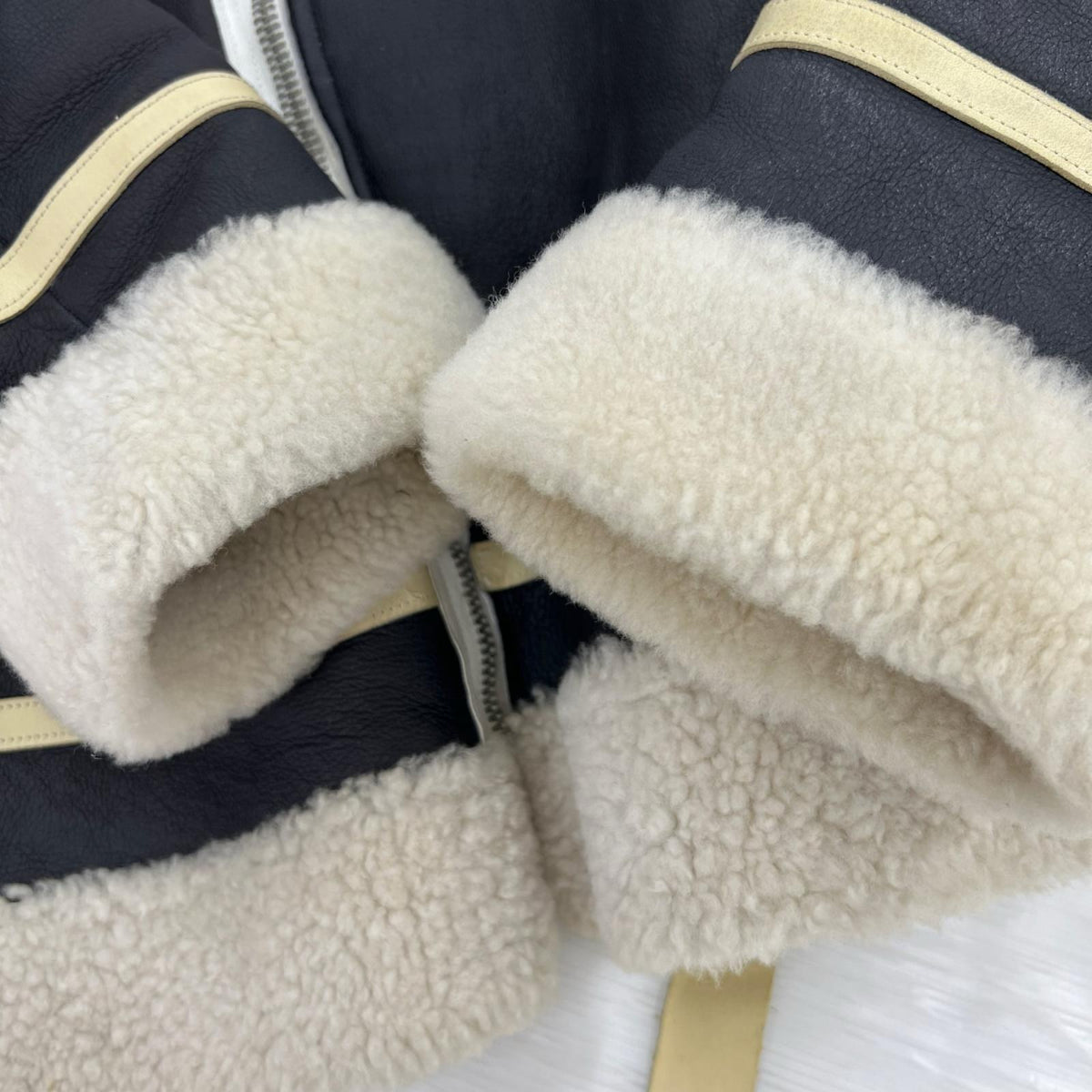 レザージャケット Mouton Leather Coat olmar and mirta