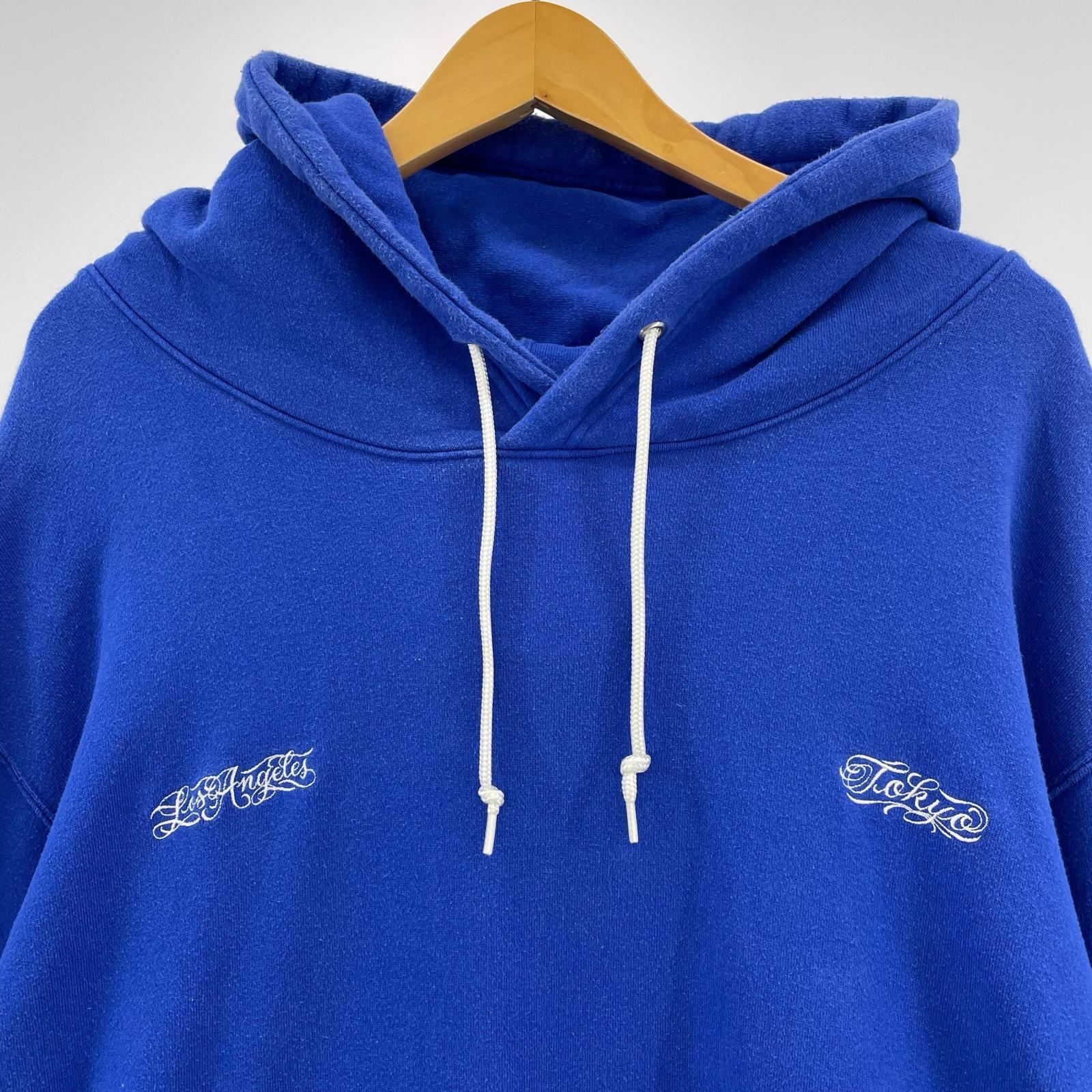 パーカー × MR CARTOON TOONS HOODY（XL） ブルー
