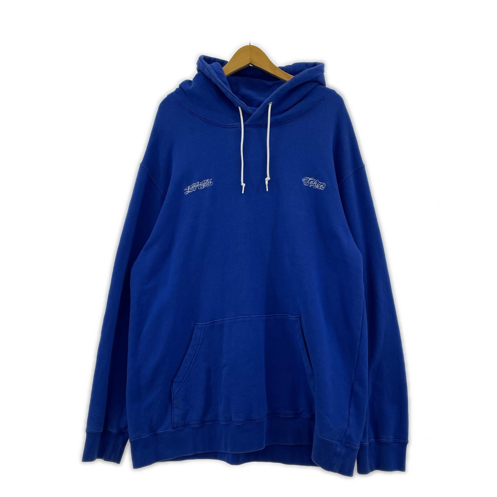 パーカー × MR CARTOON TOONS HOODY（XL） ブルー