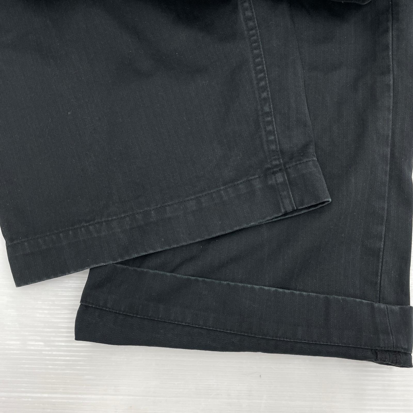 パンツ Suvin Herringbone Cargo Pants (1) 1 ブラック