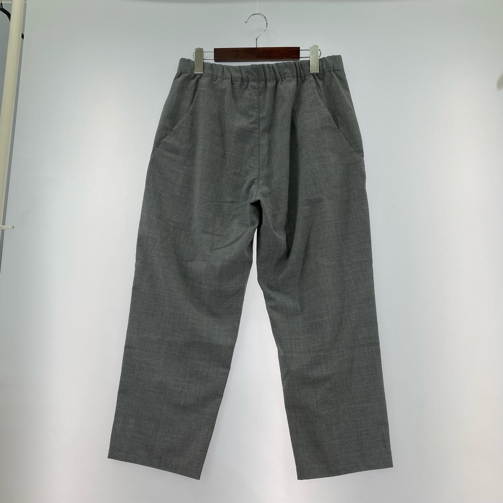 パンツ ワンタックテーパードパンツ グレー M グレー