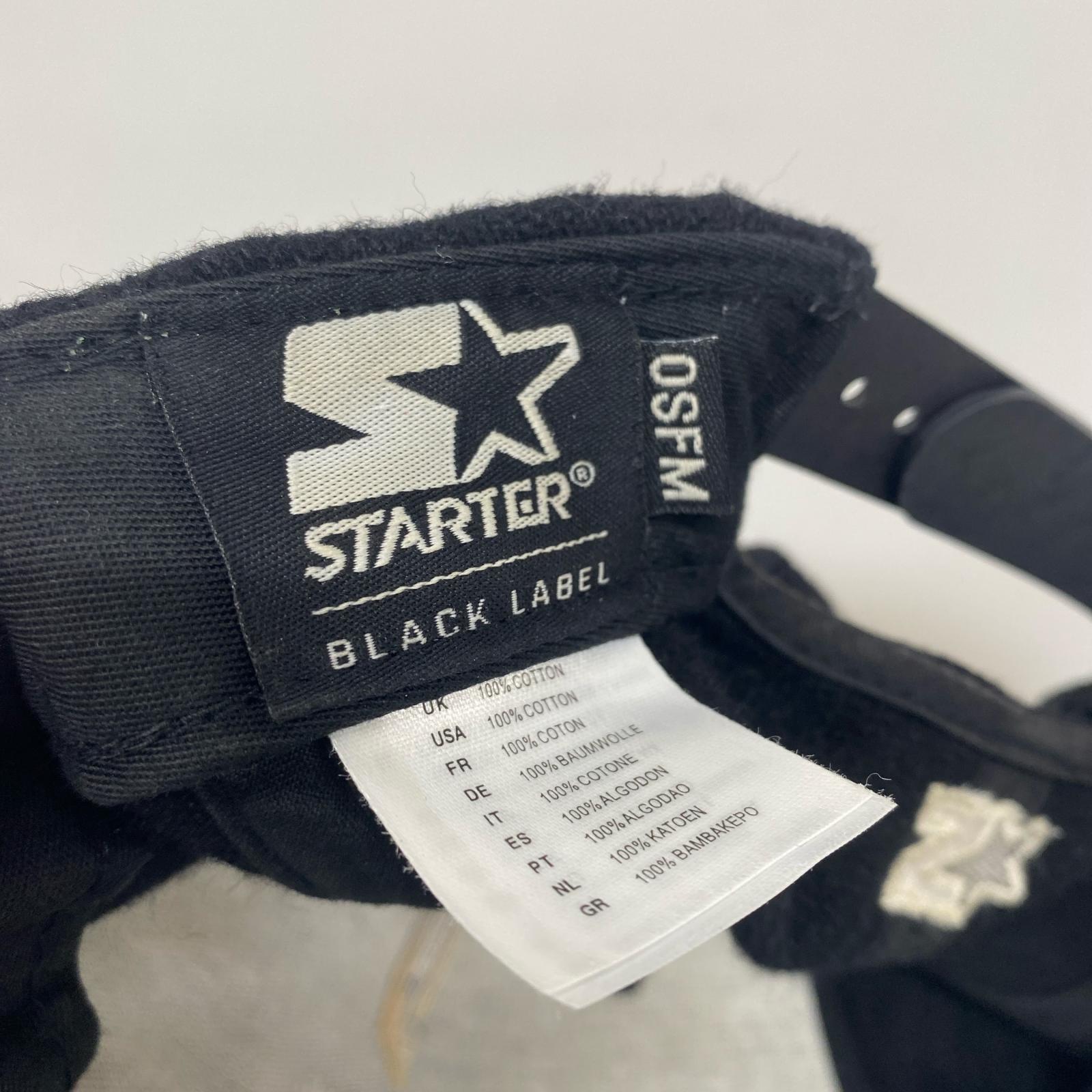 キャップ ×STARTER 黒 ブラック