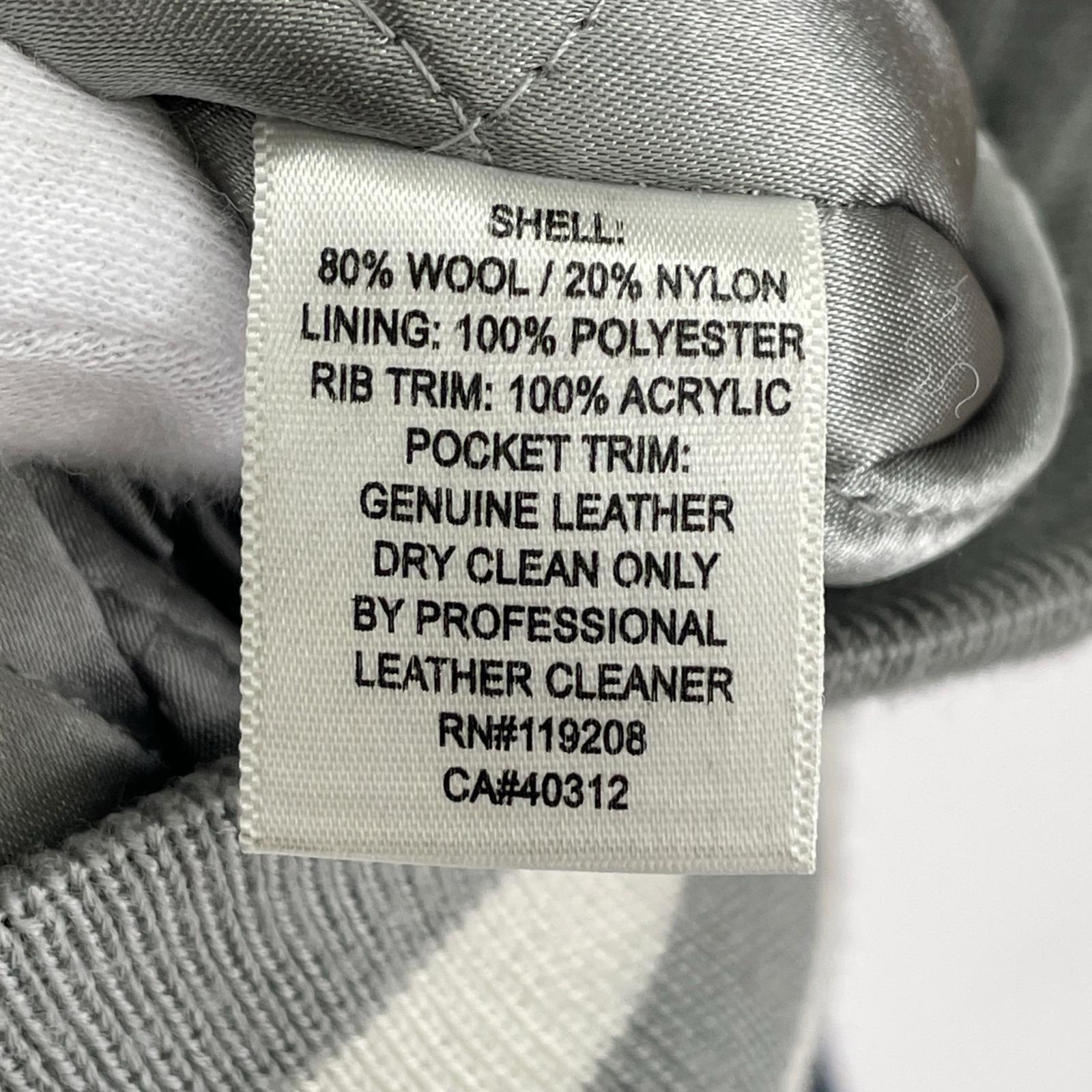 ブルゾン ウールスタジャン(2XL)紺 ネイビー
