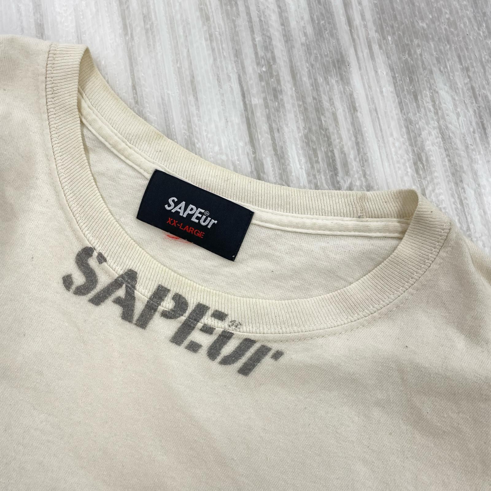 長袖Ｔシャツ SAPeur 生成り　XXL