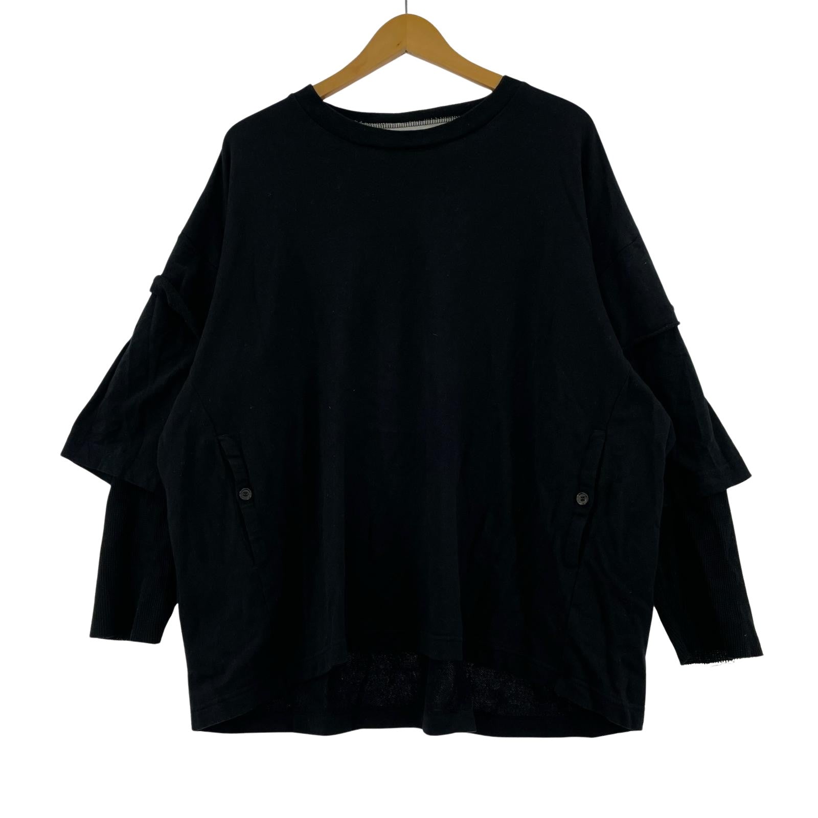 長袖Ｔシャツ UC1E4804-2 2 ブラック