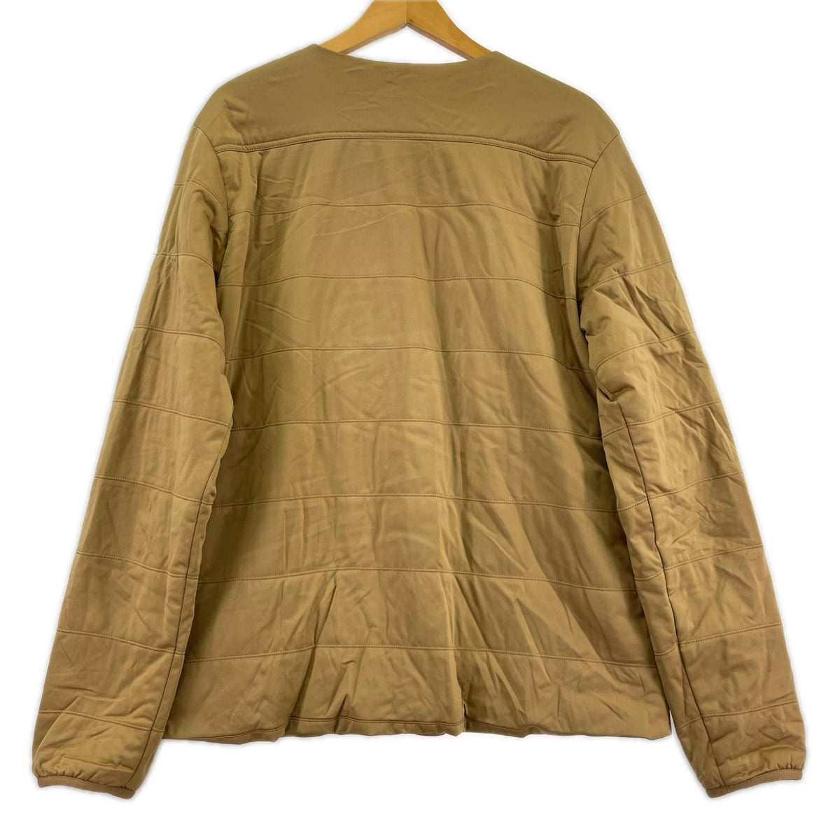 ジャケット ﾌﾚｷｼﾌﾞﾙｲﾝｻﾚｰｼｮﾝ ﾉｰｶﾗｰ ﾍﾞｰｼﾞｭ L L ブラウン