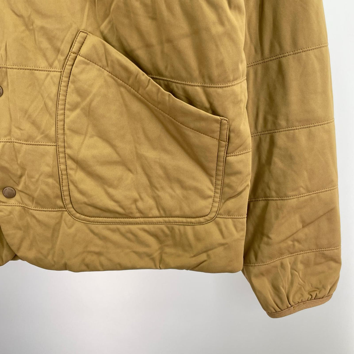 ジャケット ﾌﾚｷｼﾌﾞﾙｲﾝｻﾚｰｼｮﾝ ﾉｰｶﾗｰ ﾍﾞｰｼﾞｭ L L ブラウン