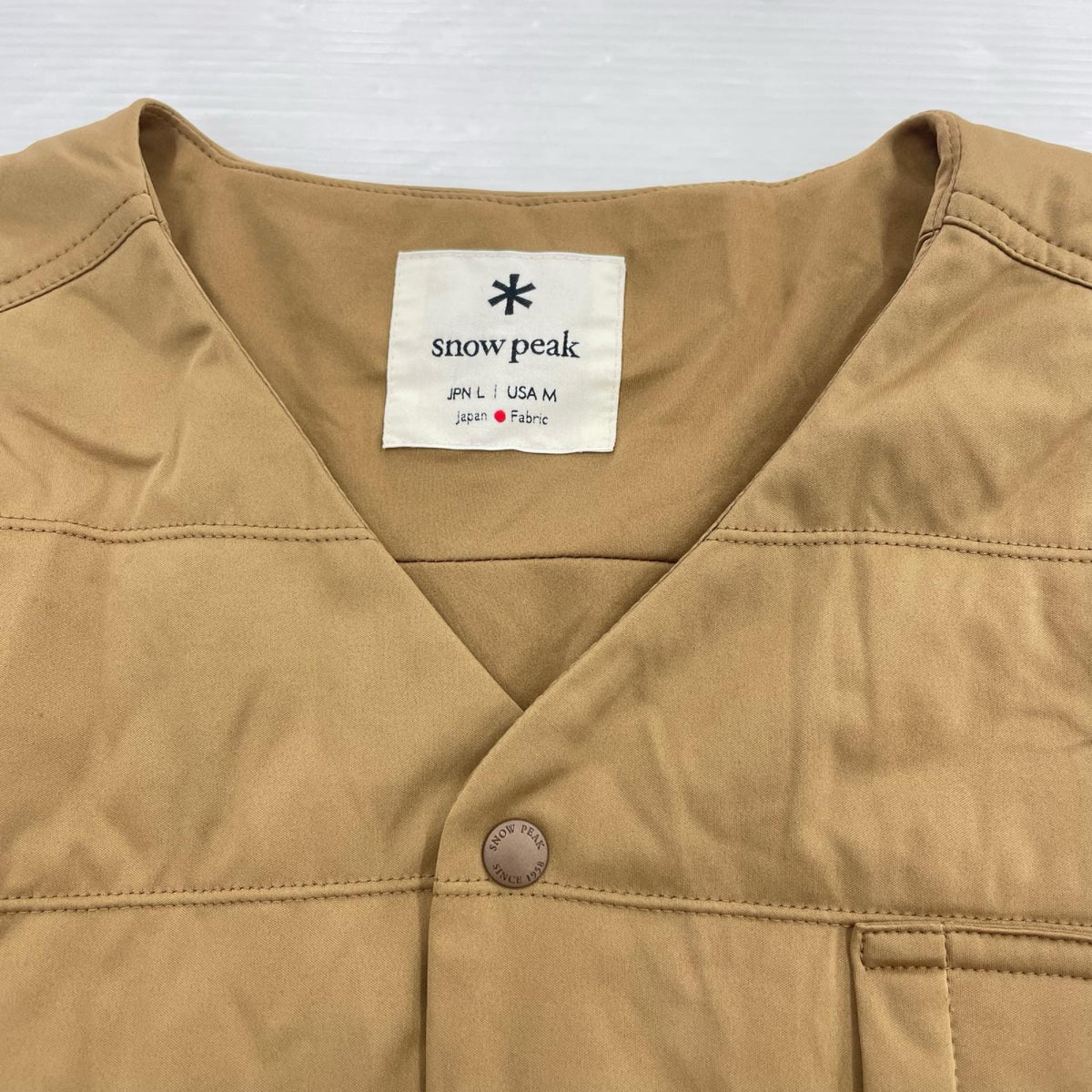 ジャケット ﾌﾚｷｼﾌﾞﾙｲﾝｻﾚｰｼｮﾝ ﾉｰｶﾗｰ ﾍﾞｰｼﾞｭ L L ブラウン