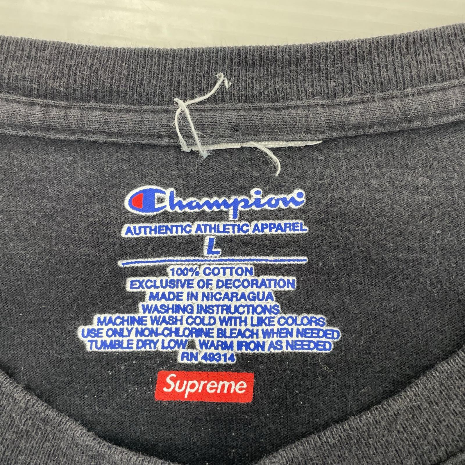 長袖Ｔシャツ １７AW ×Champion L/STee L L ブラック