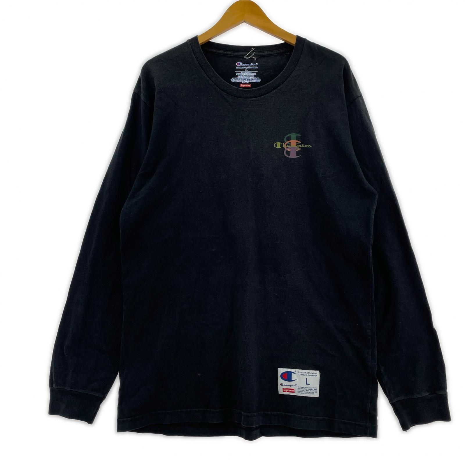 長袖Ｔシャツ １７AW ×Champion L/STee L L ブラック