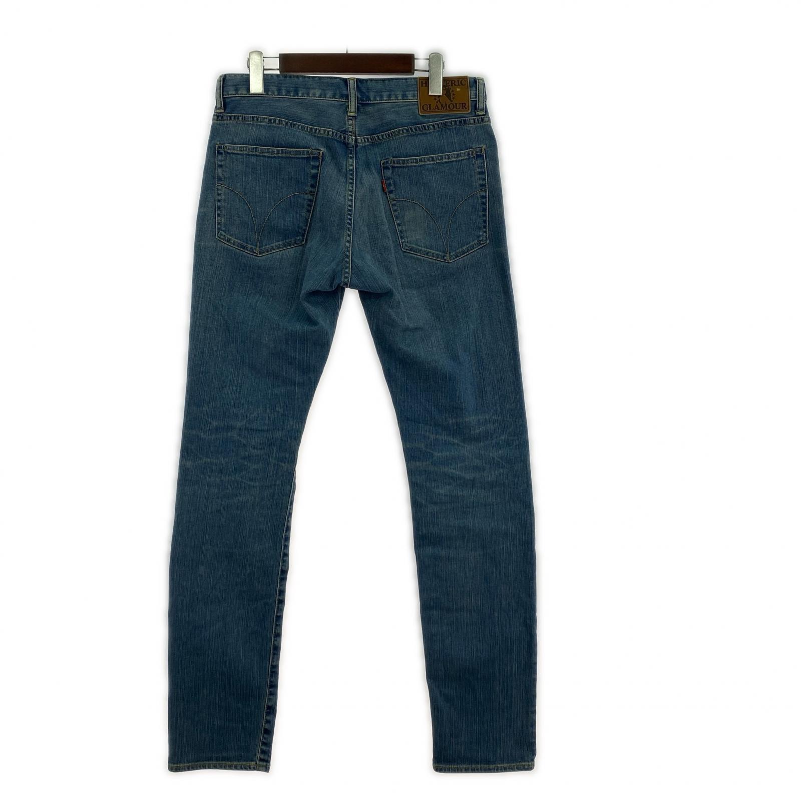 デニムパンツ スタッズデニム (W31) 31 ブルー