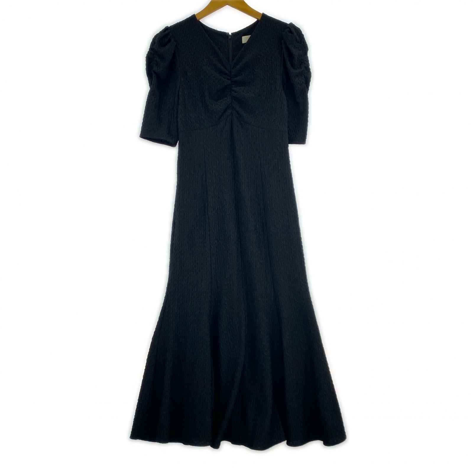 ワンピース CELFORD ストレッチマーメイドワンピース 黒 36 36 ブラック