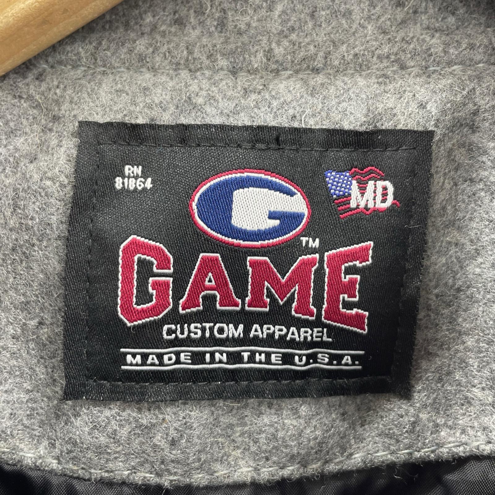 ブルゾン GAME sportswear　ウールスタジャン（-） グレー