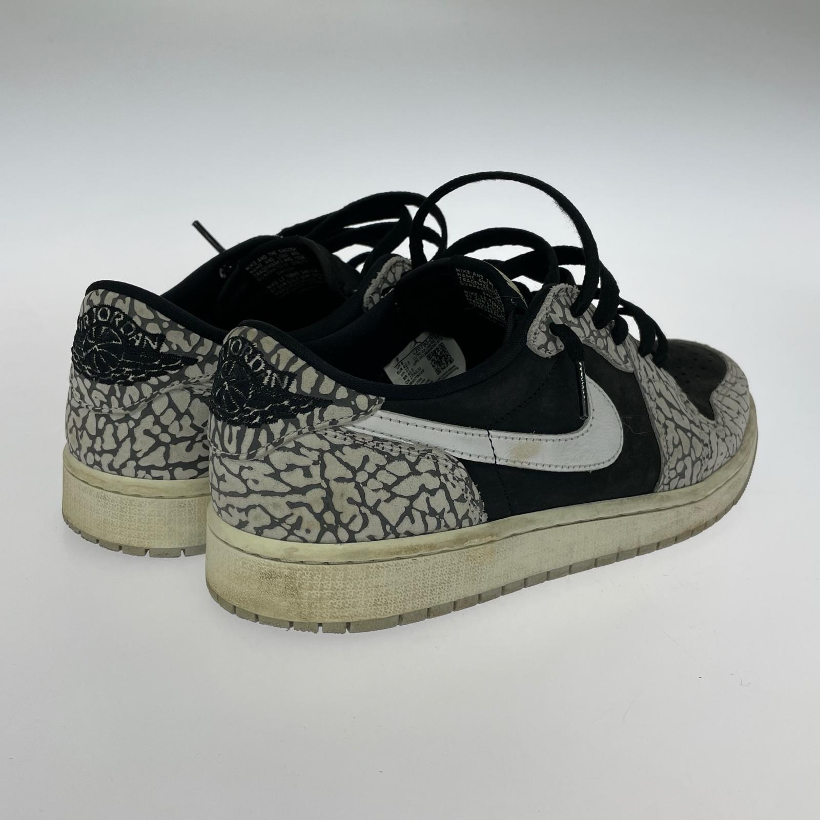 スニーカー AIR JORDAN 1 LOW CEMENT 27.0cm 27cm (US9 UK8 1/2 EU44)