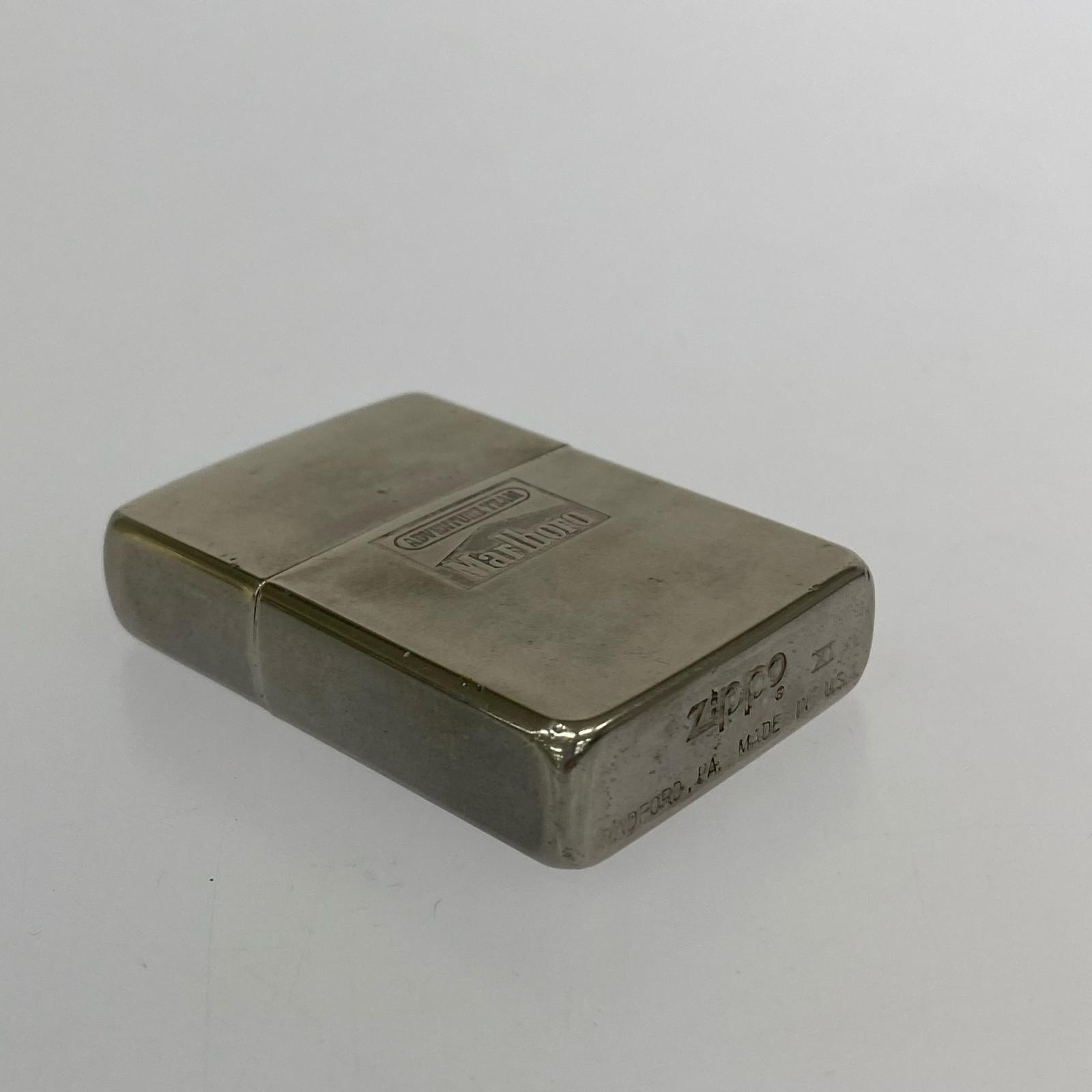 ライター Marlboro リザード 1995年製 シルバー