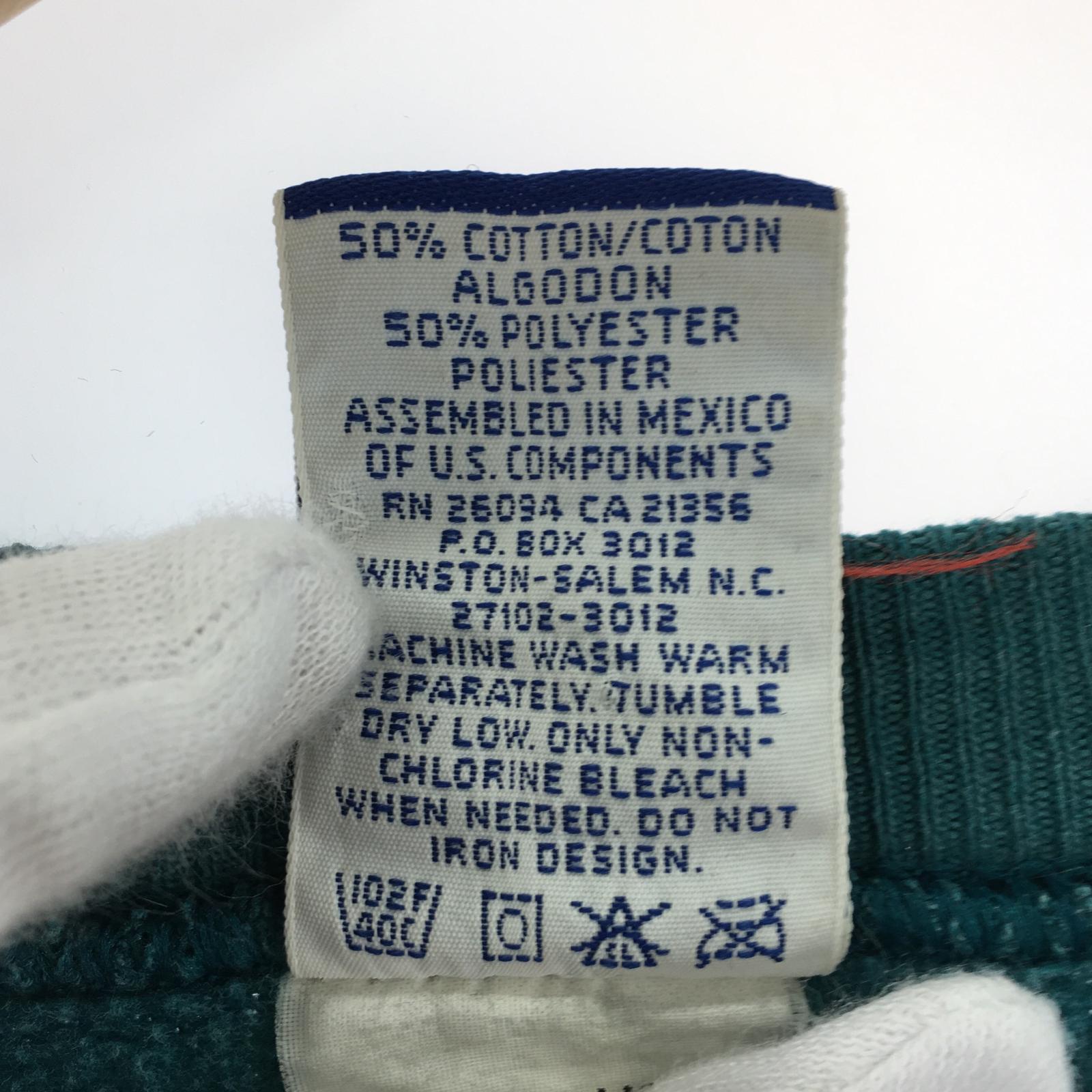 スウェット 90s ﾒｷｼｺ製 緑 XL