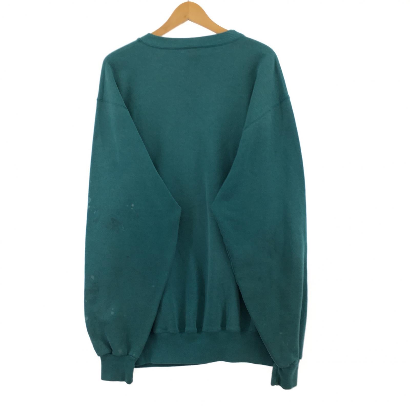 スウェット 90s ﾒｷｼｺ製 緑 XL