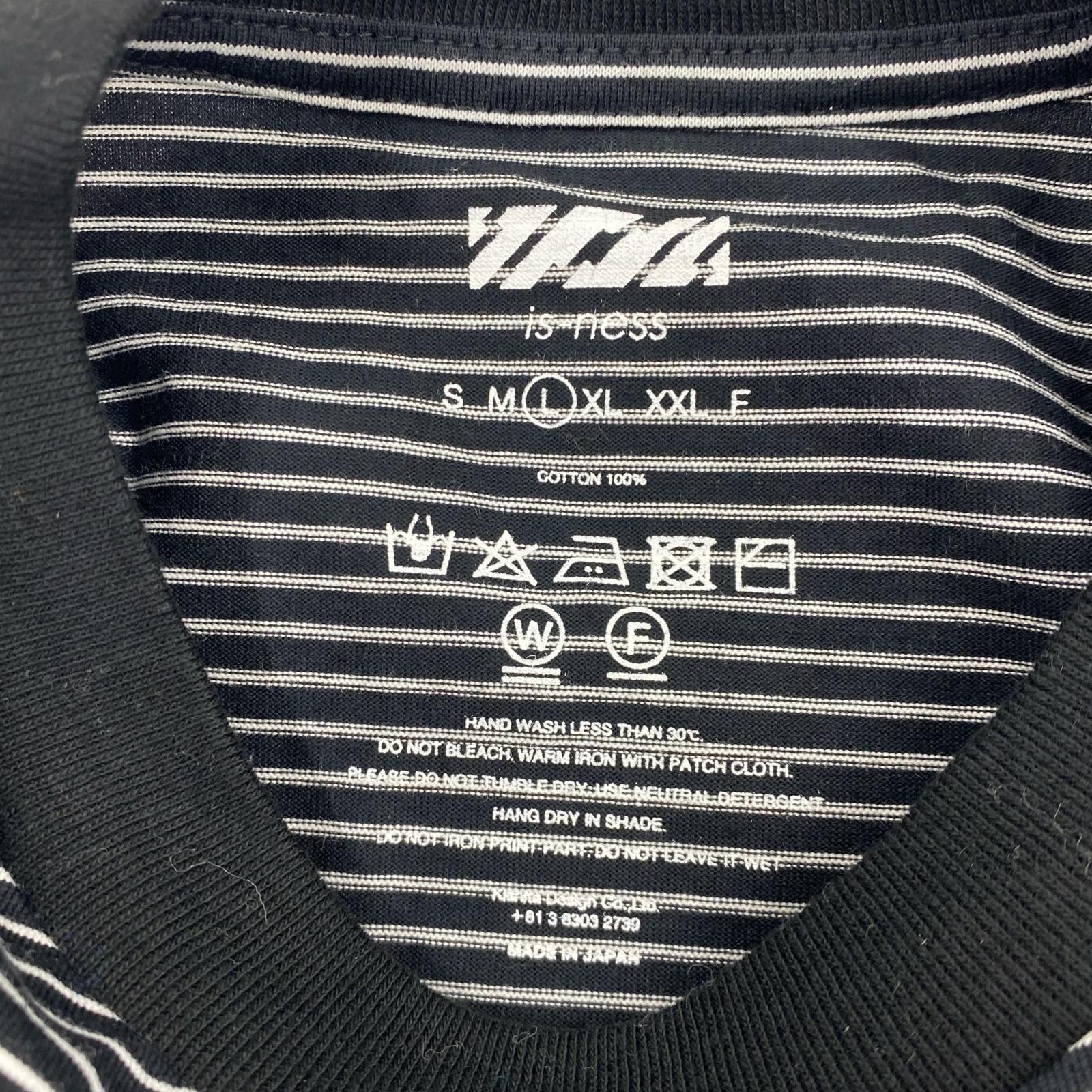 半袖Ｔシャツ BALLOON BORDER SHORT SLEEVE BLK L L