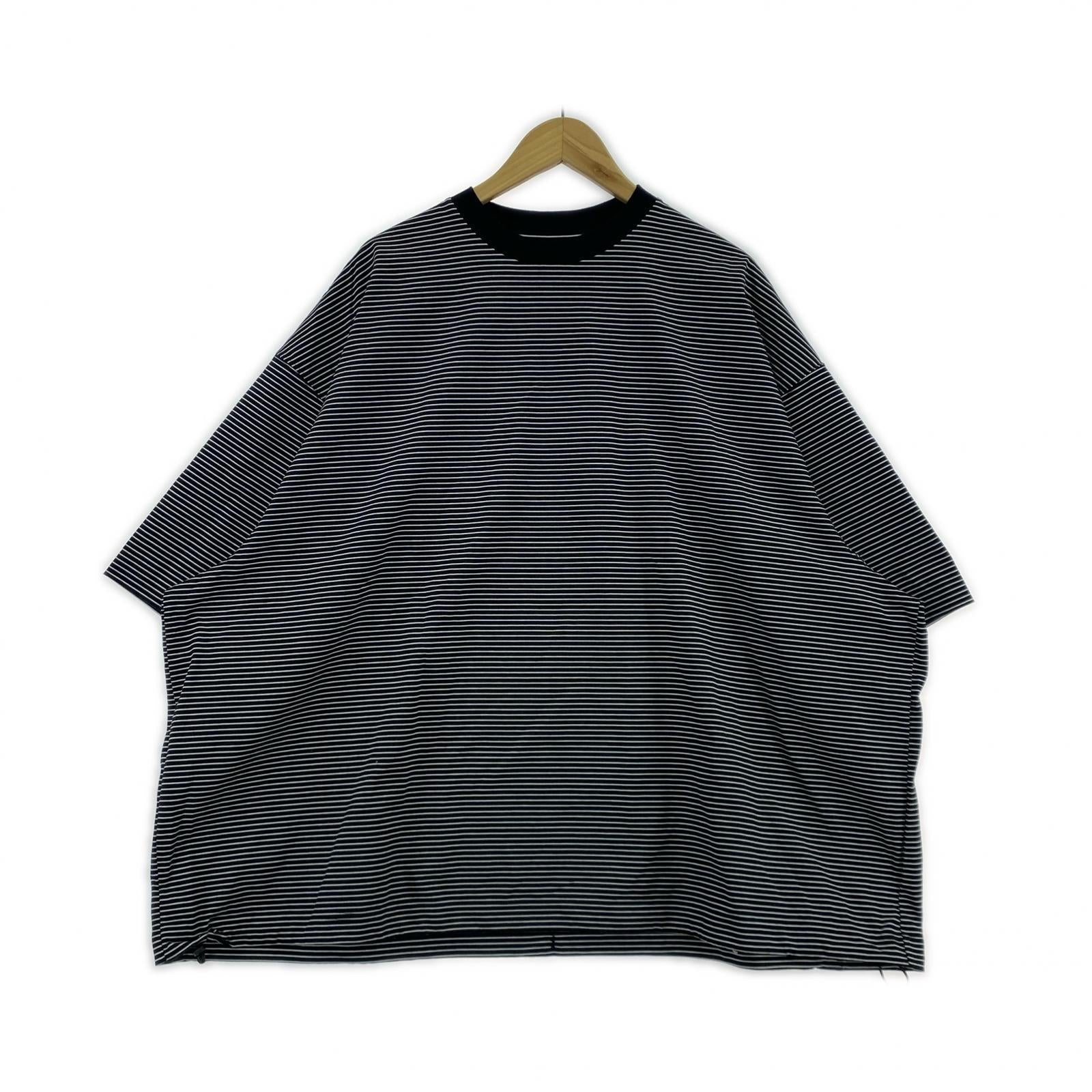 半袖Ｔシャツ BALLOON BORDER SHORT SLEEVE BLK L L