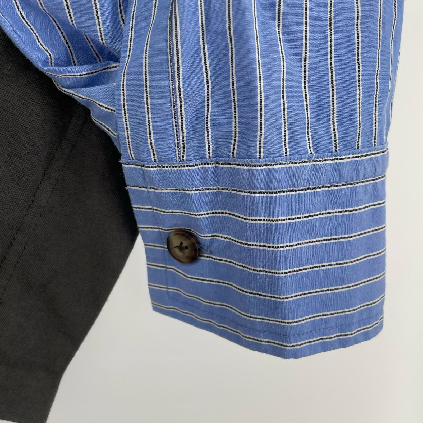 長袖Ｔシャツ 袖切り替え グレー M グレー