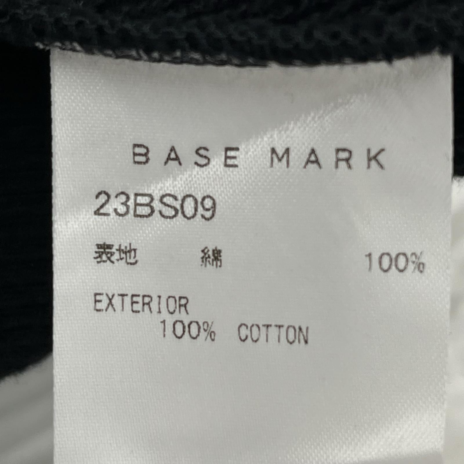 その他トップス BASE MARK ﾃﾞｻﾞｲﾝｽｳｪｯﾄﾍﾞｽﾄ 23BS09 黒 M ブラック