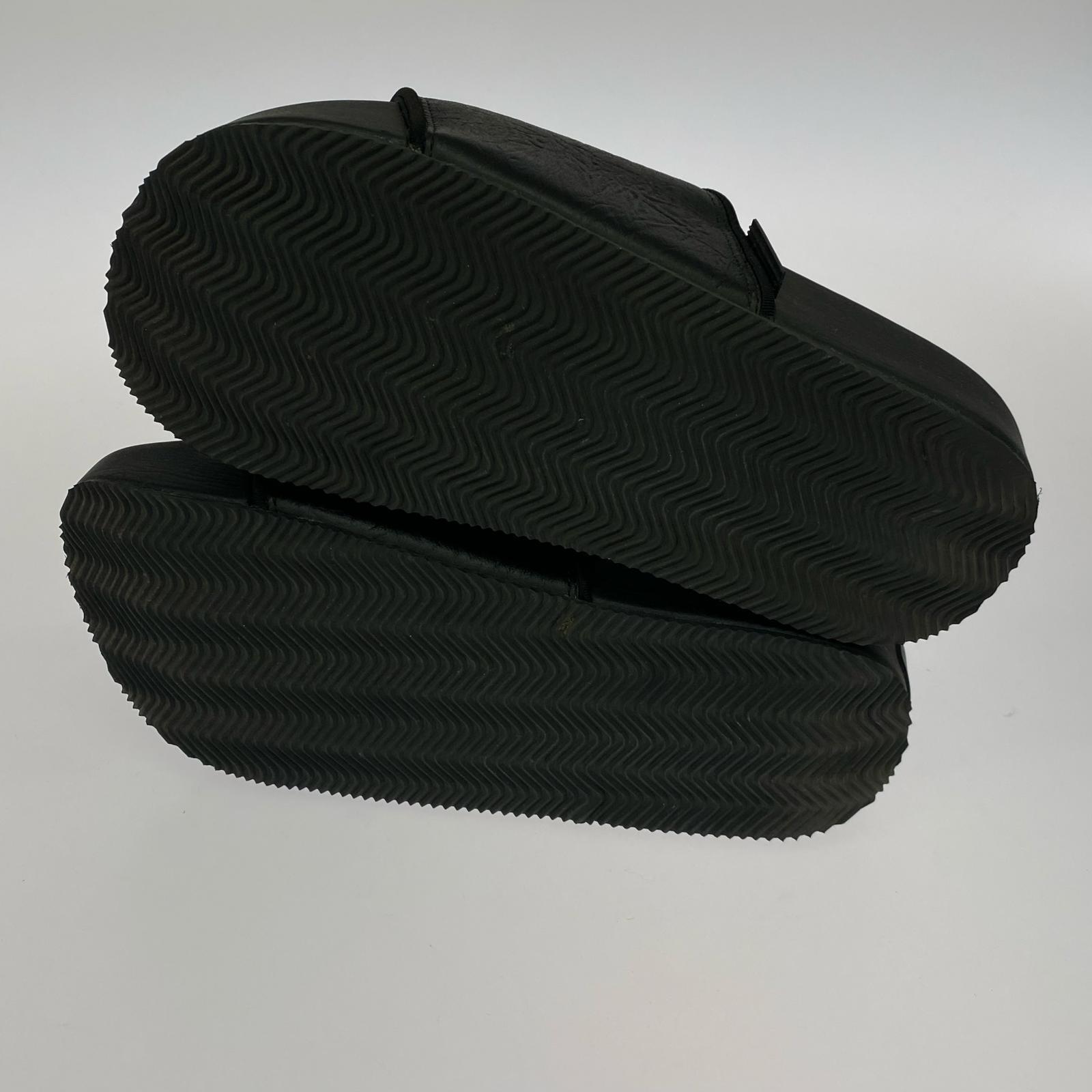 サンダル SLIDE レザー サンダル 26.5cm 黒 GW8631 26.5cm (US8 1/2 UK8 EU43) ブラック