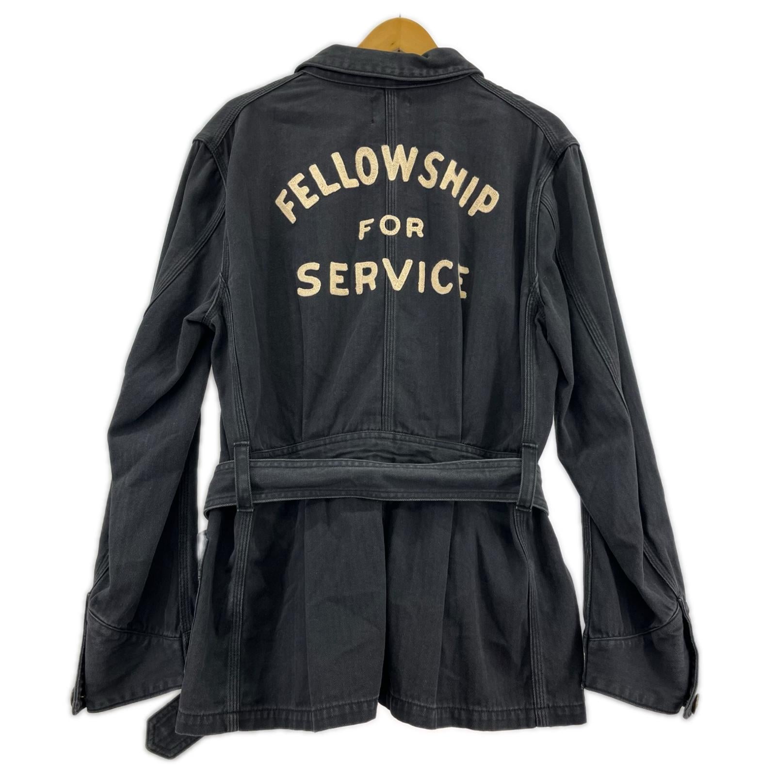 ジャケット By Gladhand SHOP COAT ﾍﾘﾝﾎﾞｰﾝ 黒 (M) M ブラック