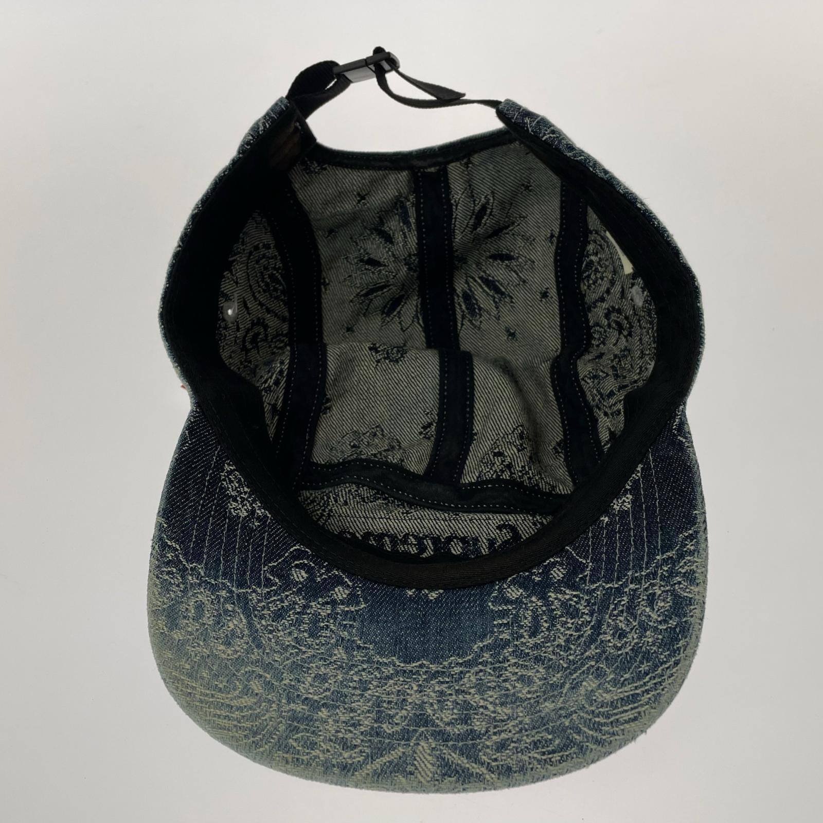 キャップ BANDANA JACQUARD DENIM CAP
