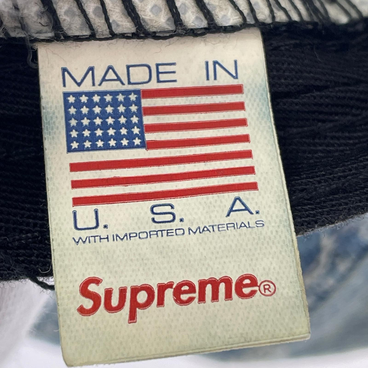 キャップ BANDANA JACQUARD DENIM CAP