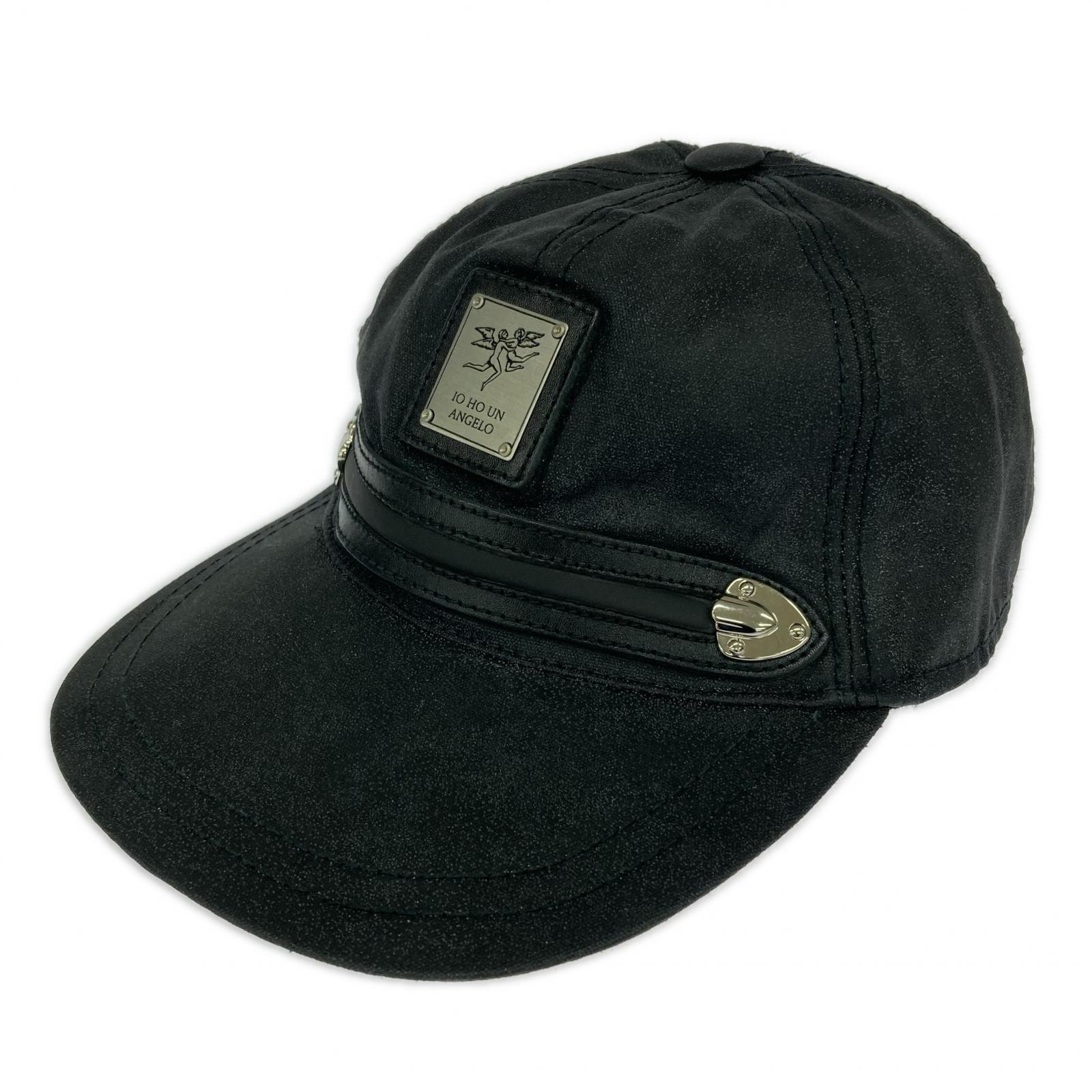 キャップ PIERO GUIDI コーティング加工 BLK ブラック