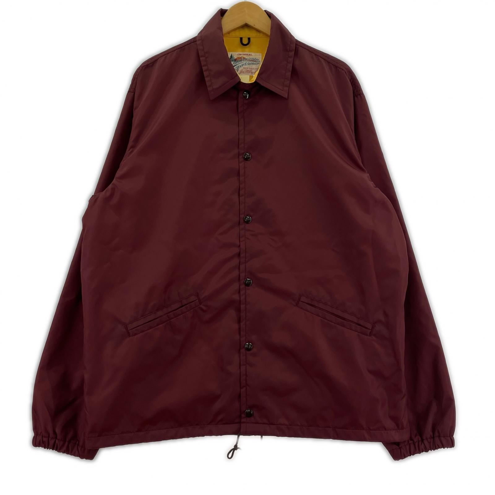 ジャケット NYLON COTTON LINED COACH JACKET (XL) レッド