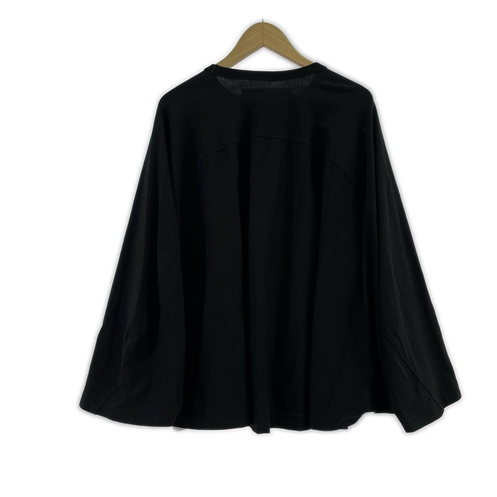 半袖Ｔシャツ nonnotte Draping circular t-shirt 3 ブラック 3 ブラック
