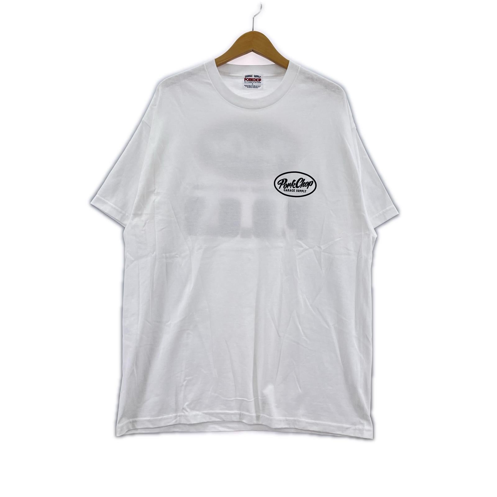 半袖Ｔシャツ PORKCHOP プリントTee XL WHT LL ホワイト