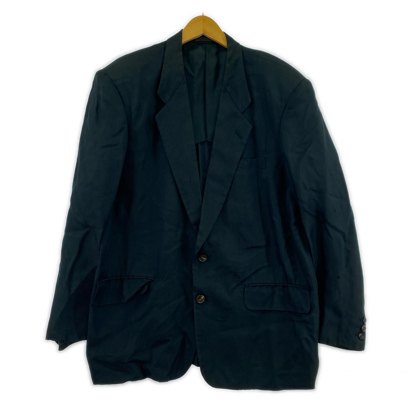 テーラードジャケット HOMME レーヨン　テーラードジャケット　緑 M