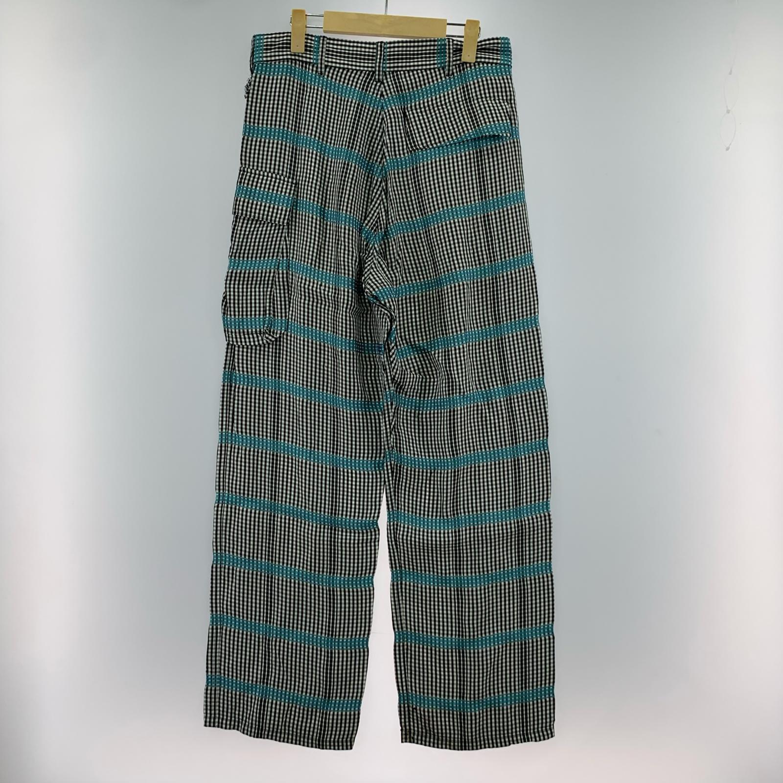 その他ボトムス MARNI コントラストスティッチトラウザーパンツ　46 ブラック