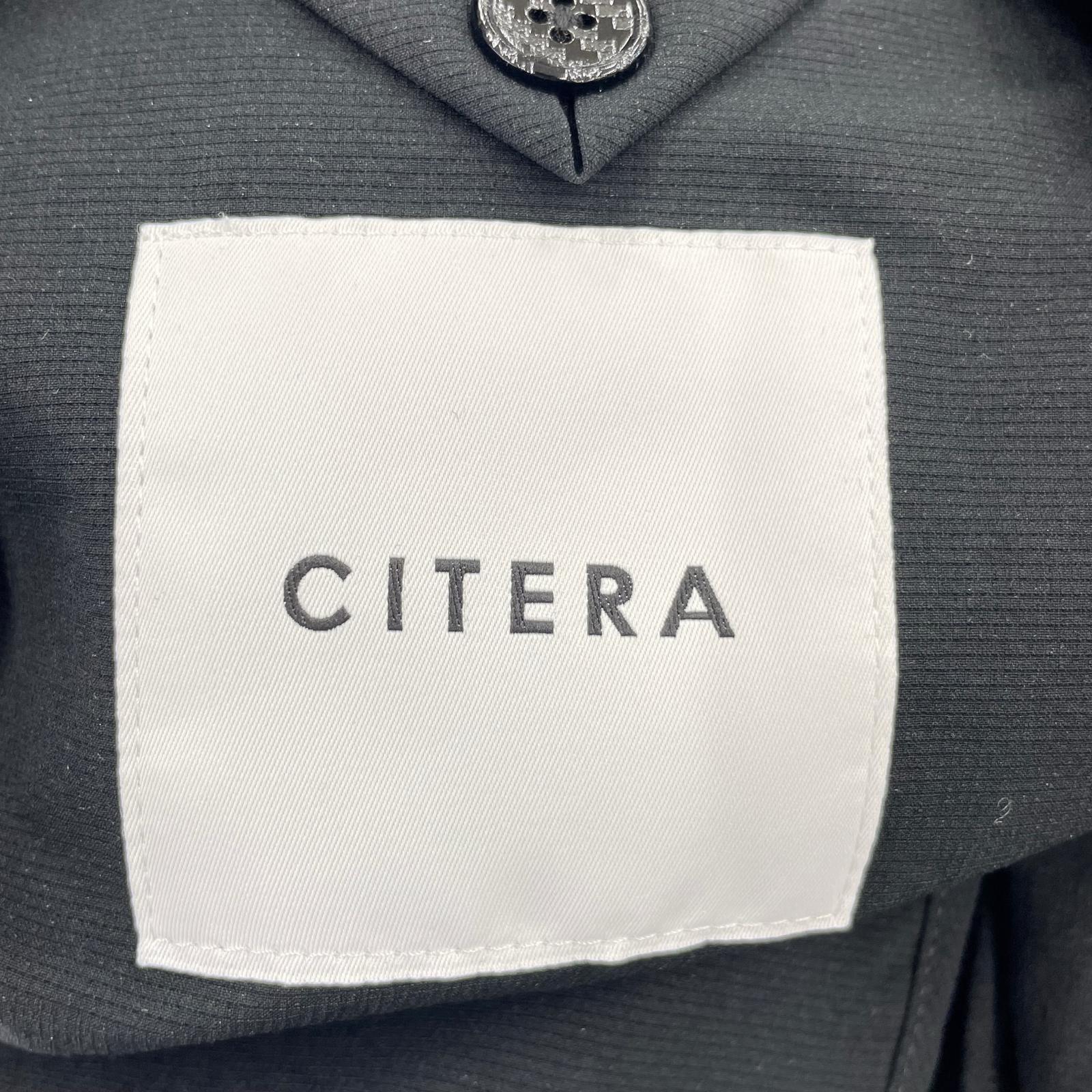 テーラードジャケット CITERA 切替テーラードジャケット　黒 M ブラック