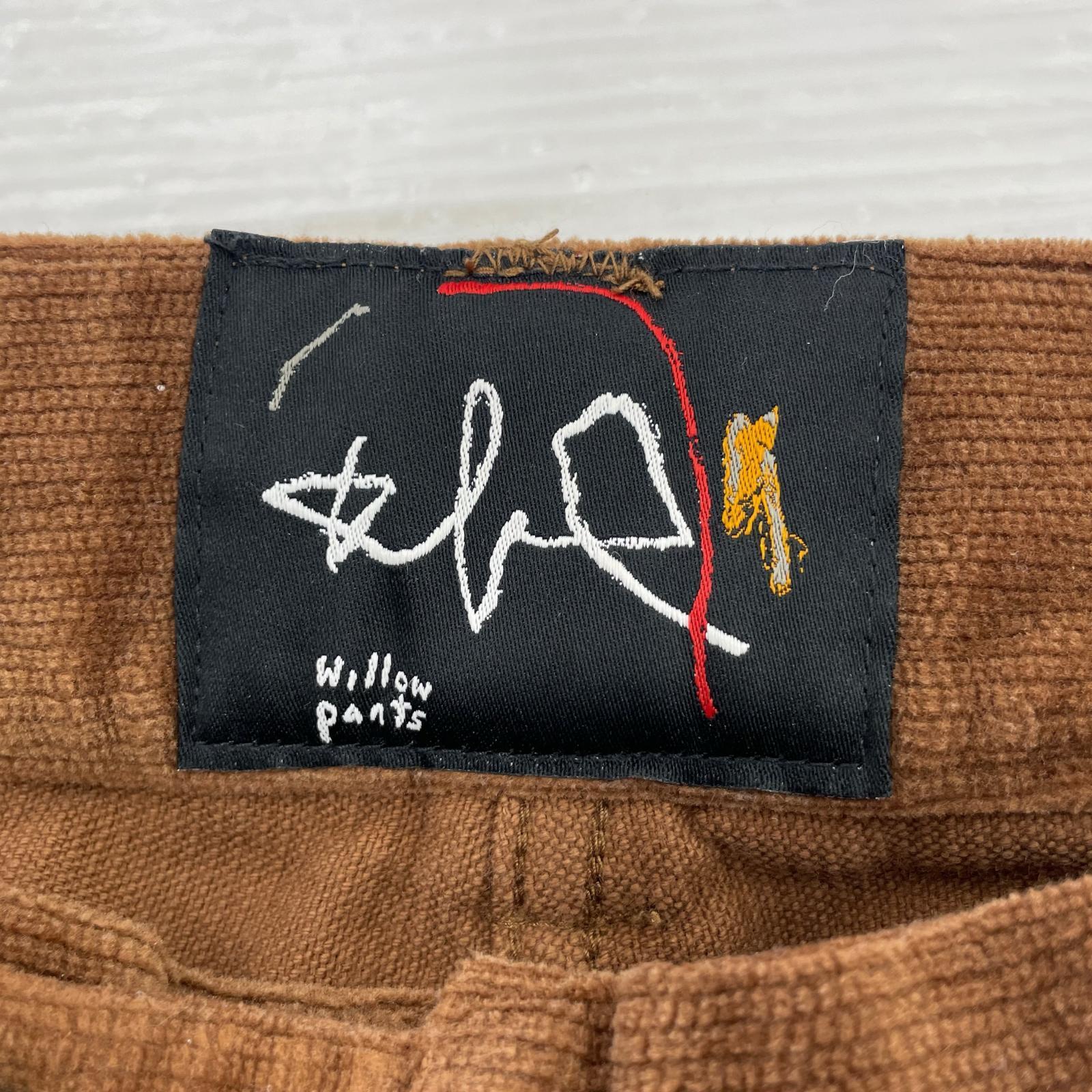 パンツ willow pants コーデュロイパンツ 1 ブラウン