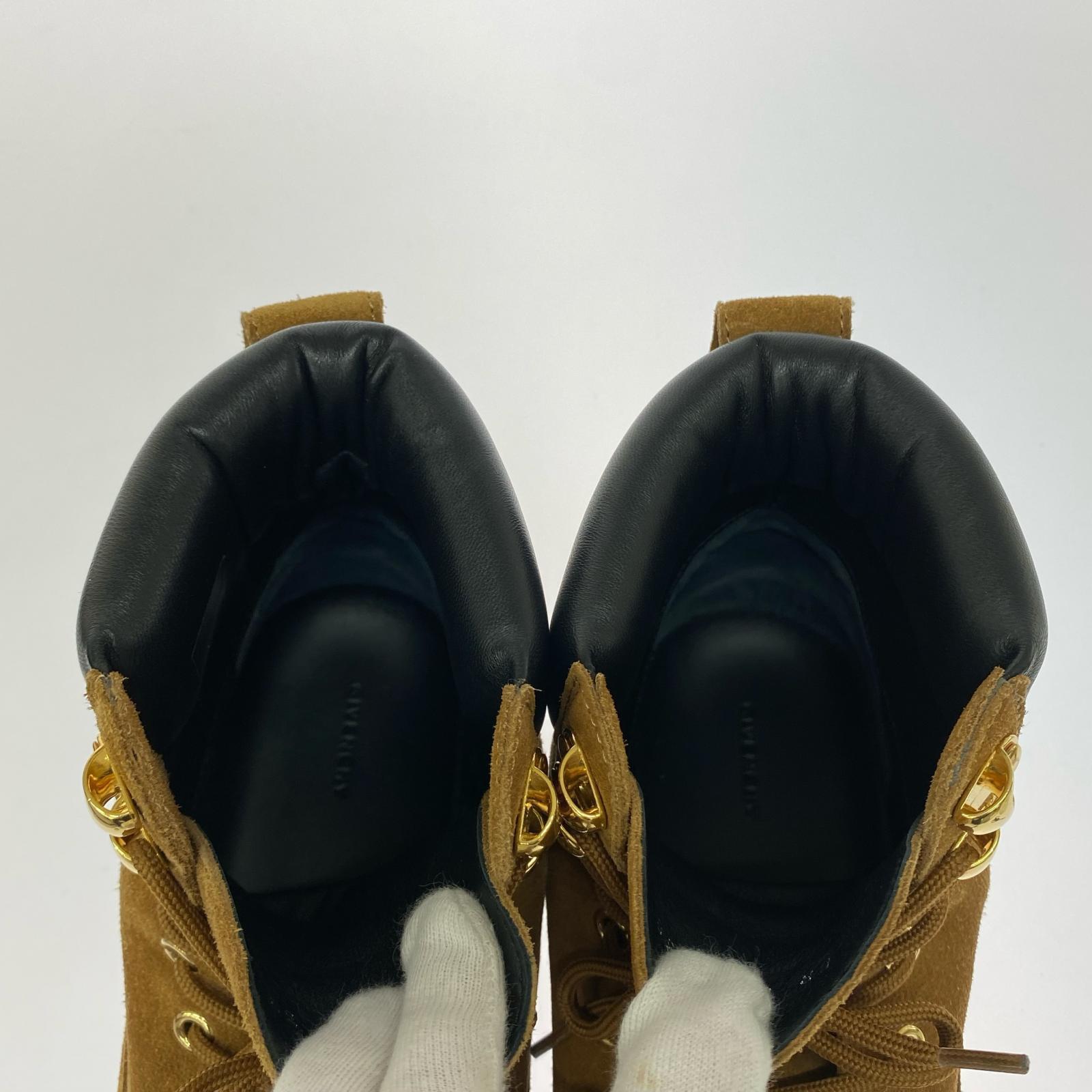 ブーツ GIVENCHY TREKKER ANKLE BOOTS 38 ブラウン