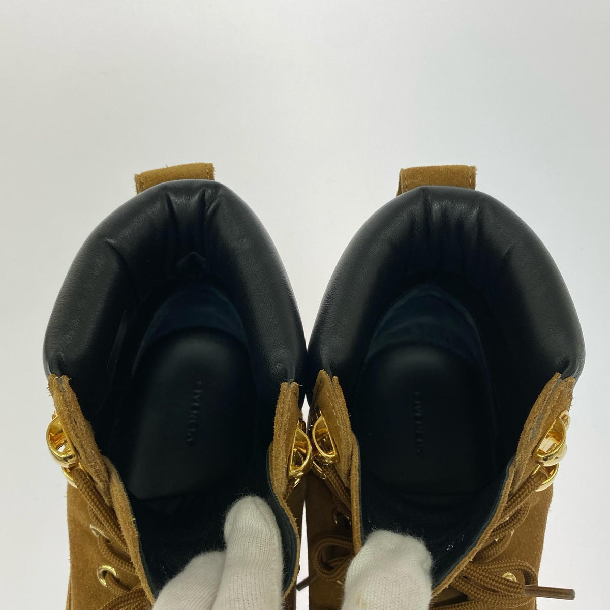 ブーツ GIVENCHY TREKKER ANKLE BOOTS 38 ブラウン