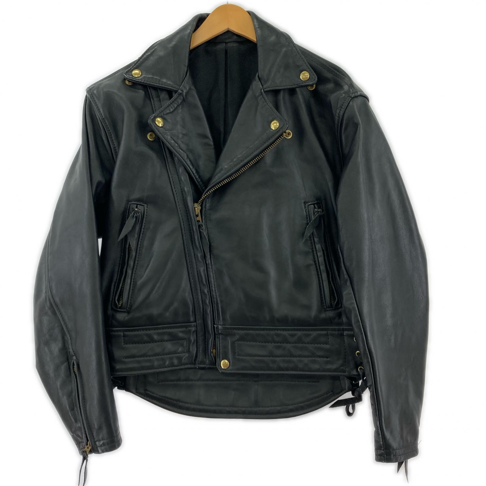 ライダースジャケット Columbia ダブルライダースジャケット 42 ブラック