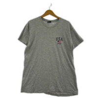 半袖Ｔシャツ USA製 星条旗T L グレー
