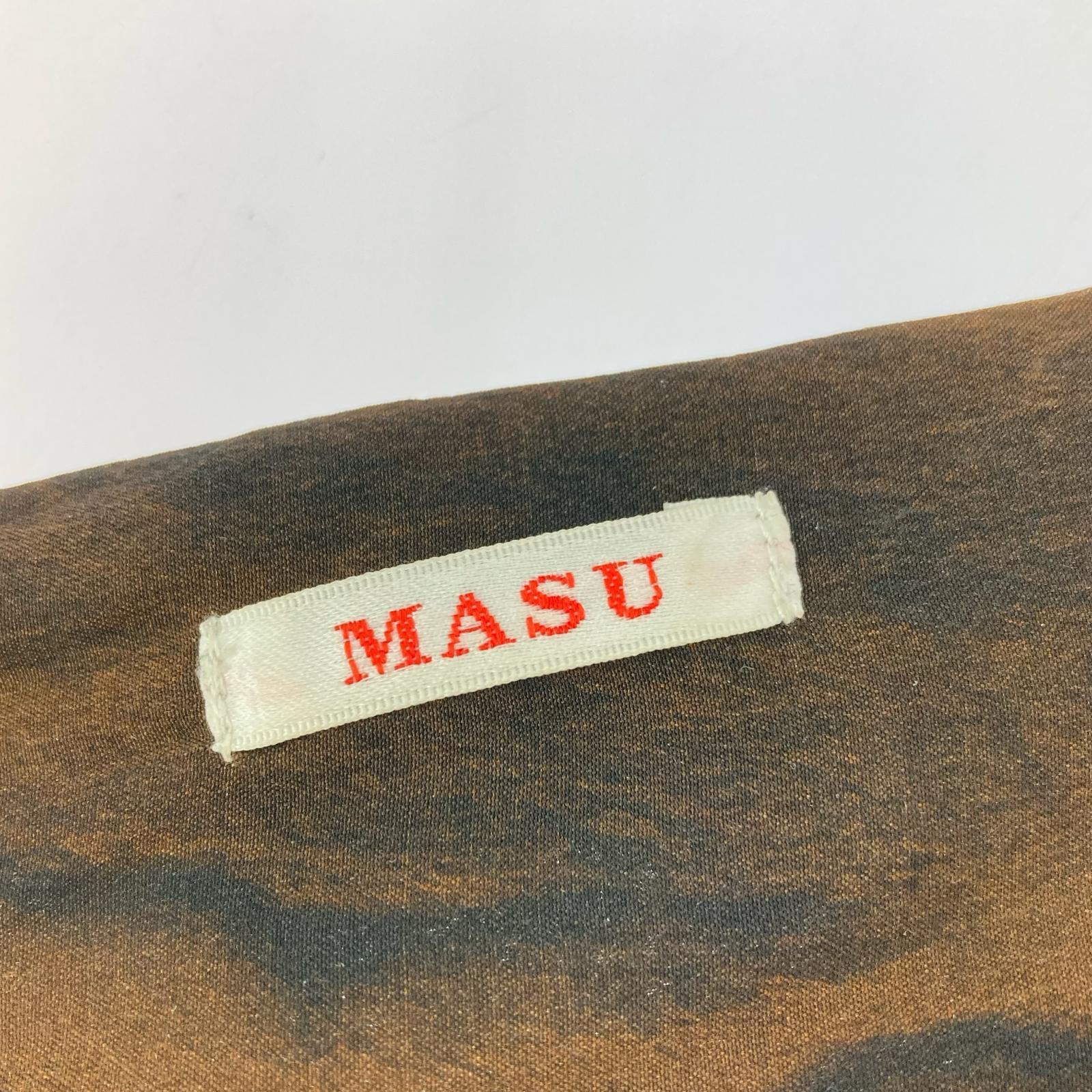その他アクセサリー 21AW FUR PRINT SILK SCARF ブラウン