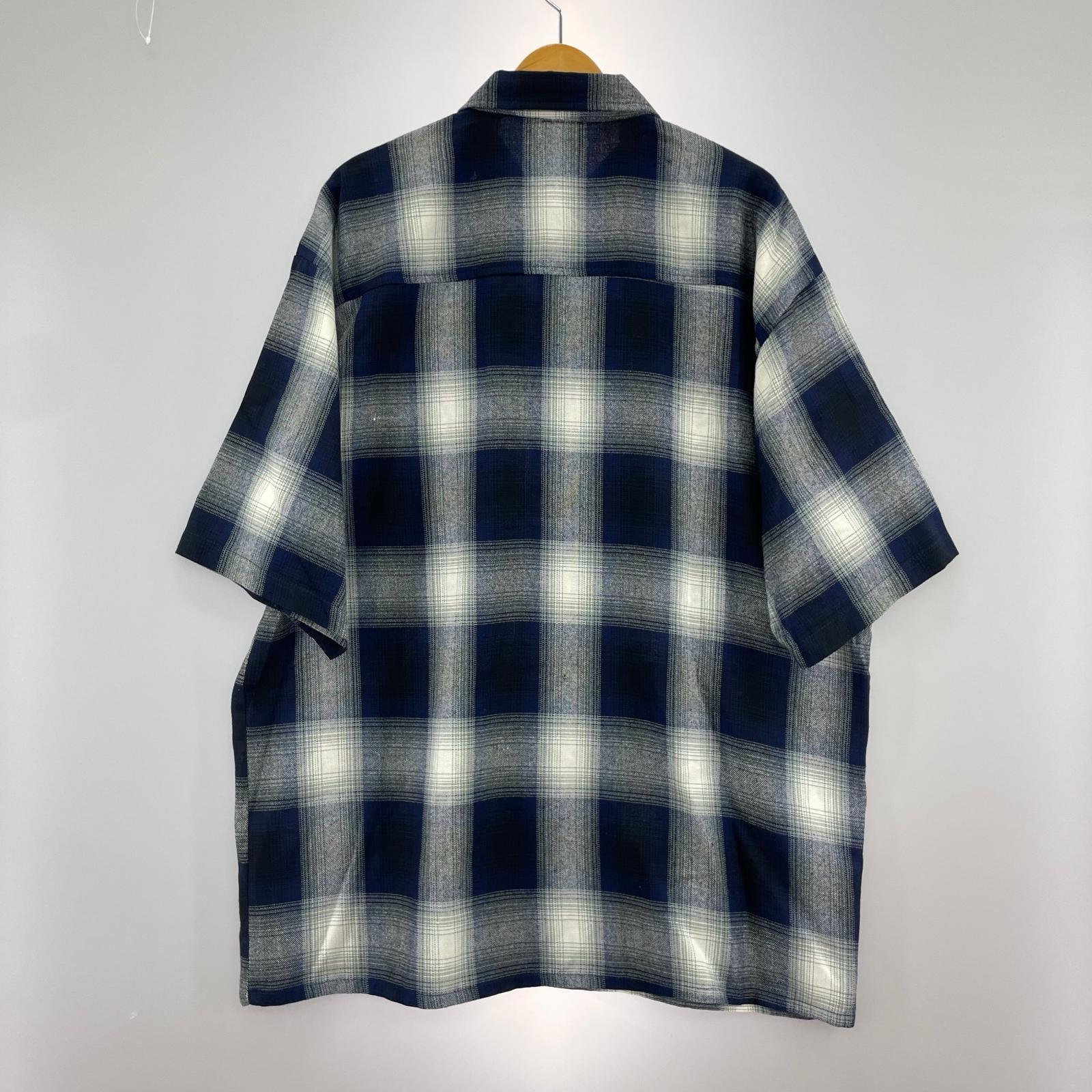 半袖シャツ Syndicate L/S オンブレチェックシャツ 2XL NVY