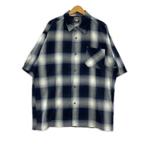 半袖シャツ Syndicate L/S オンブレチェックシャツ 2XL NVY