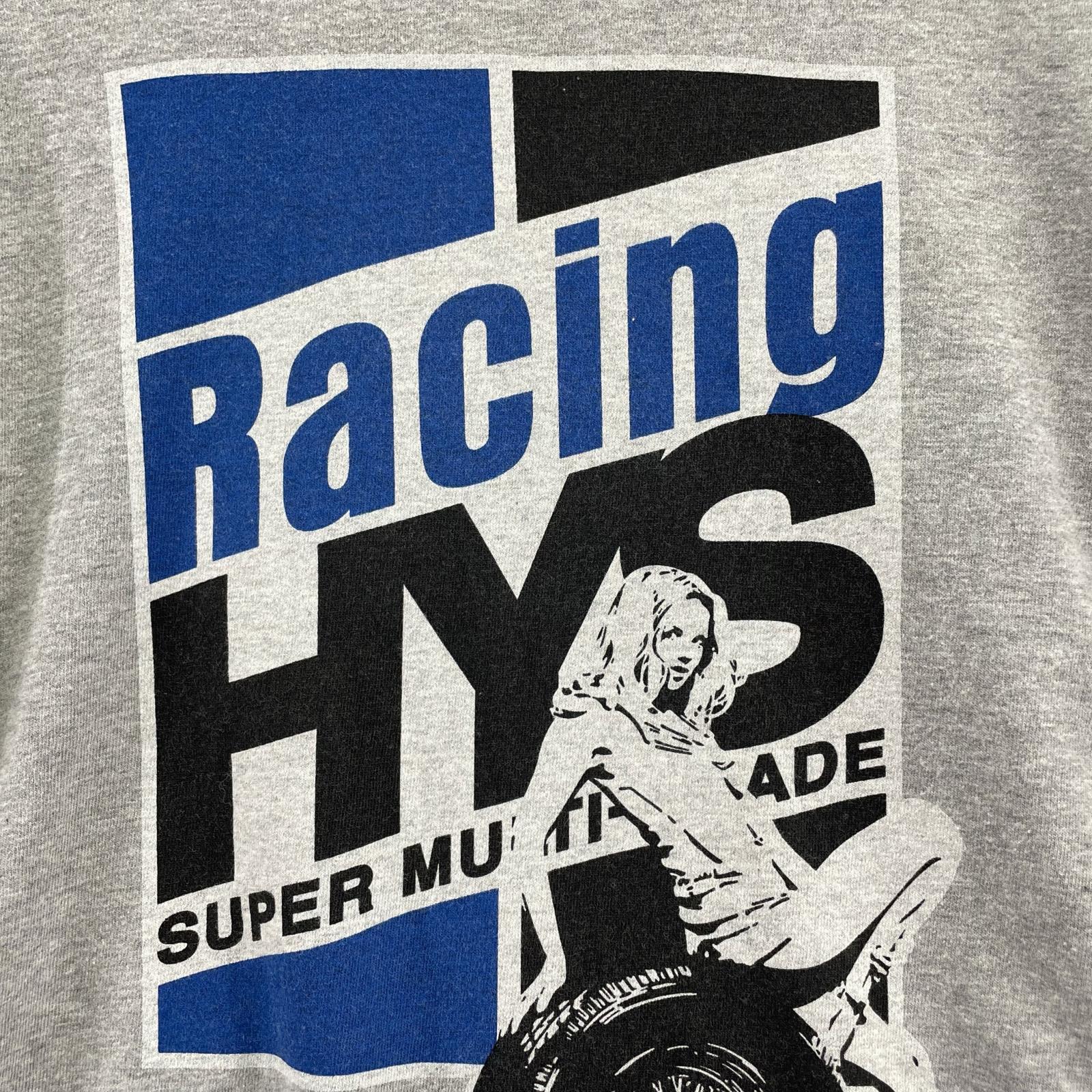 長袖Ｔシャツ RACING HYS グレー　S S グレー